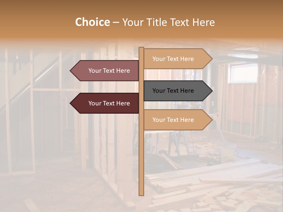 Basement Renovation PowerPoint Template