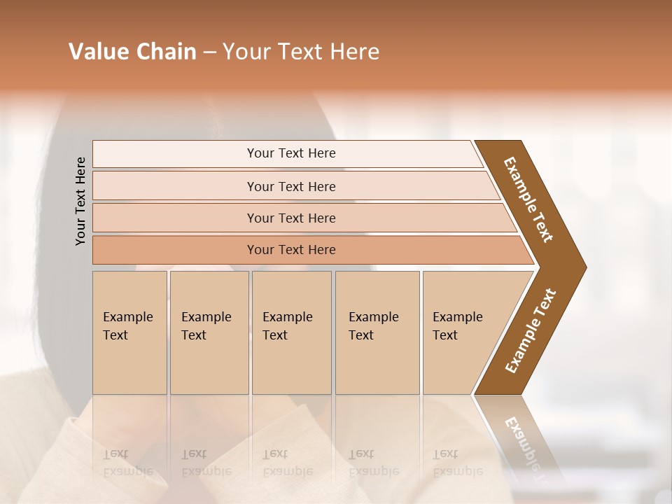 A Woman Holding Her Hands To Her Face PowerPoint Template