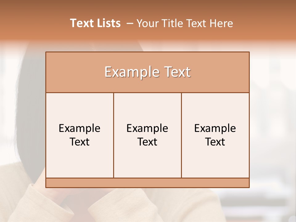 A Woman Holding Her Hands To Her Face PowerPoint Template