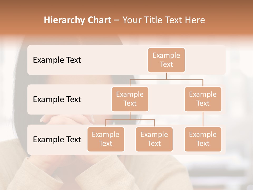 A Woman Holding Her Hands To Her Face PowerPoint Template