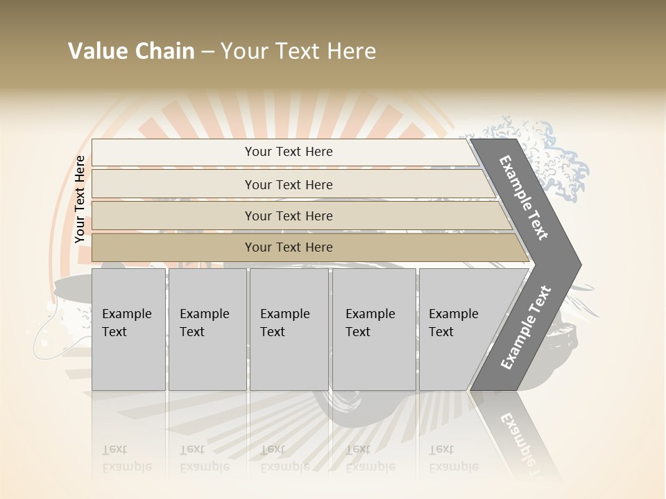 A Car With A Surfboard On The Back Of It PowerPoint Template