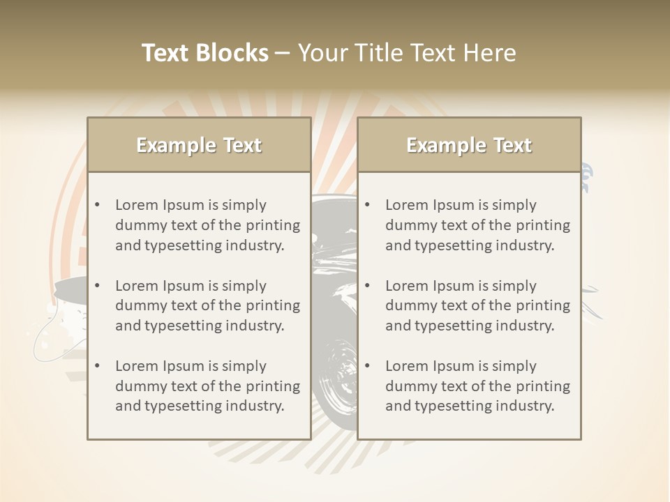 A Car With A Surfboard On The Back Of It PowerPoint Template