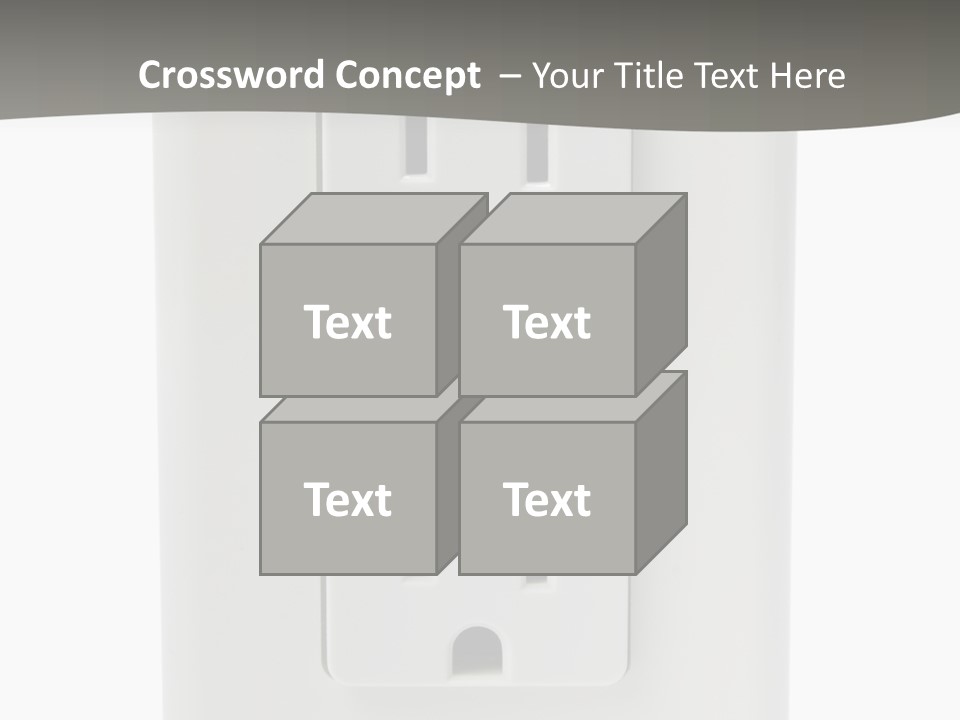 Gfi Outlet With Clipping Path Isolated On White Background PowerPoint Template