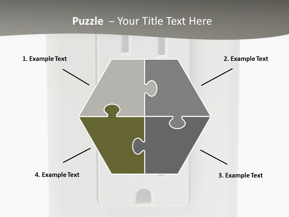 Gfi Outlet With Clipping Path Isolated On White Background PowerPoint Template