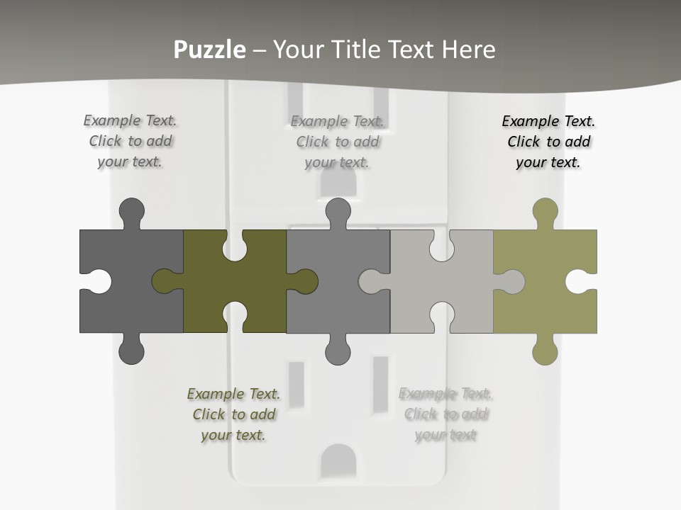 Gfi Outlet With Clipping Path Isolated On White Background PowerPoint Template