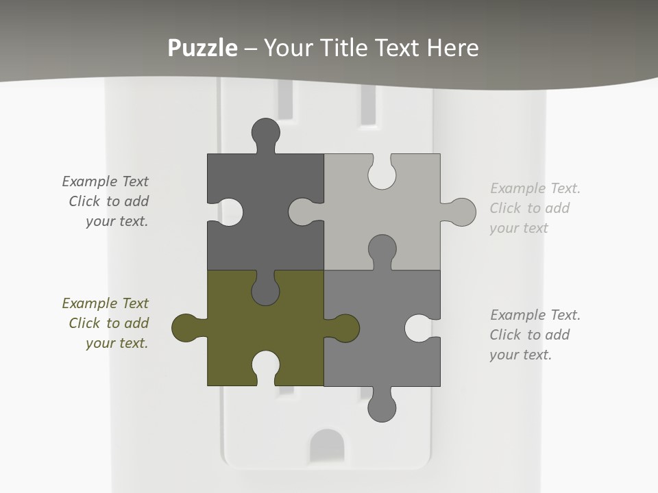 Gfi Outlet With Clipping Path Isolated On White Background PowerPoint Template