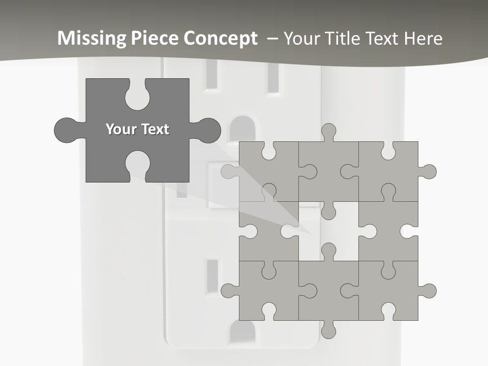 Gfi Outlet With Clipping Path Isolated On White Background PowerPoint Template