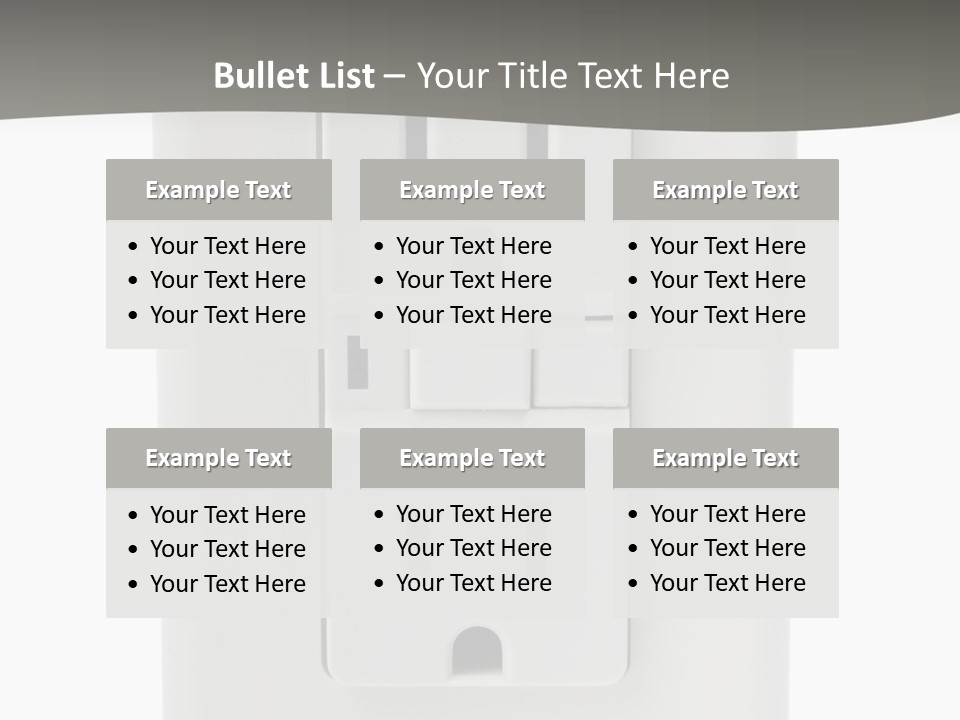 Gfi Outlet With Clipping Path Isolated On White Background PowerPoint Template