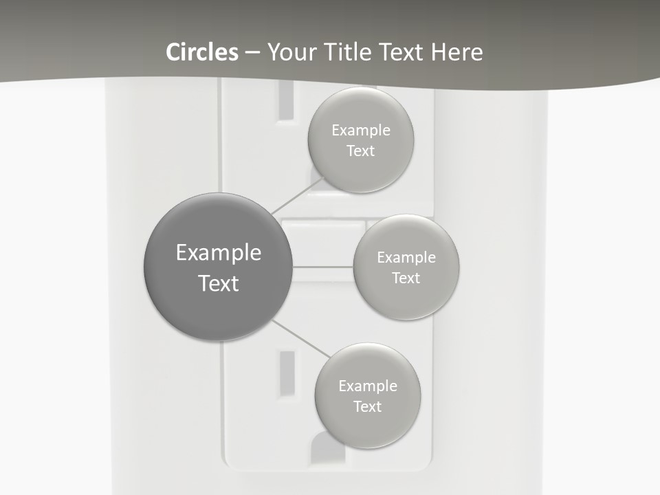 Gfi Outlet With Clipping Path Isolated On White Background PowerPoint Template