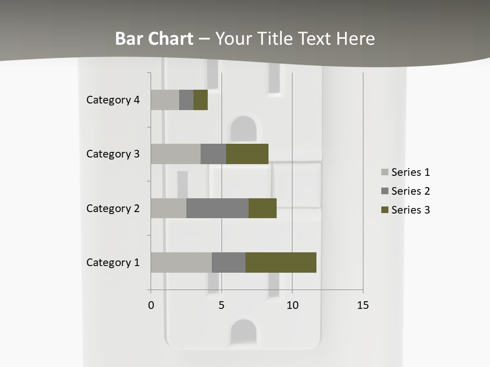Gfi Outlet With Clipping Path Isolated On White Background PowerPoint Template