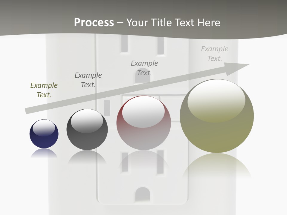 Gfi Outlet With Clipping Path Isolated On White Background PowerPoint Template