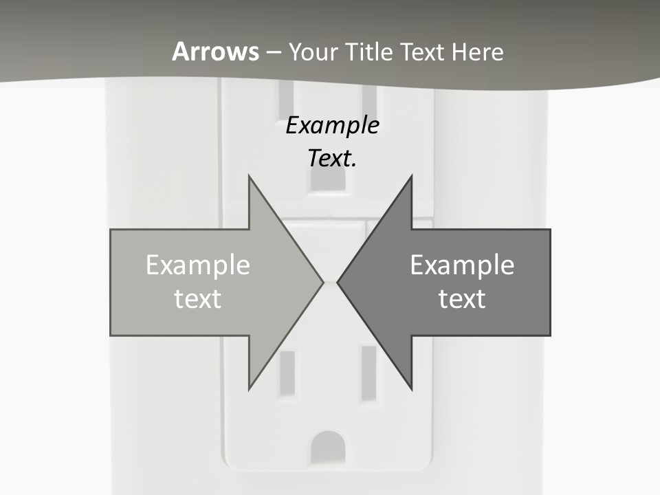 Gfi Outlet With Clipping Path Isolated On White Background PowerPoint Template