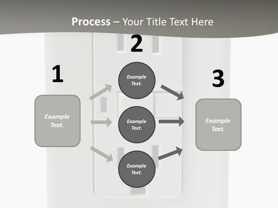 Gfi Outlet With Clipping Path Isolated On White Background PowerPoint Template