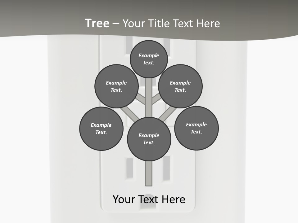 Gfi Outlet With Clipping Path Isolated On White Background PowerPoint Template