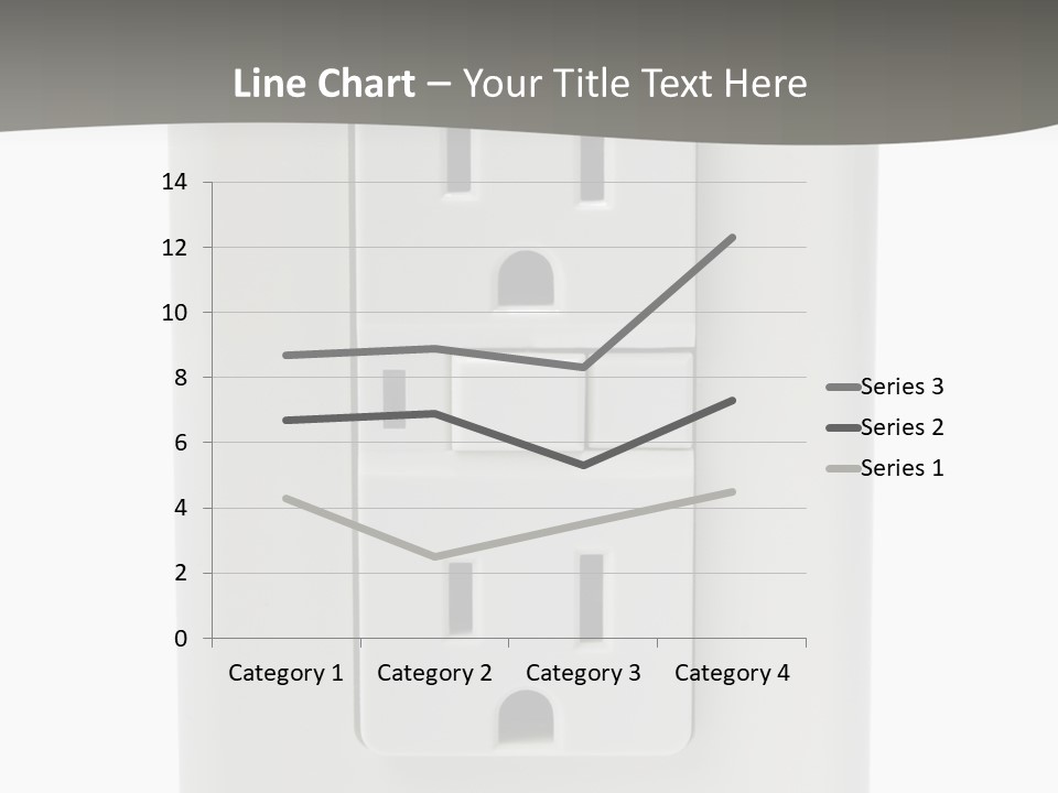 Gfi Outlet With Clipping Path Isolated On White Background PowerPoint Template