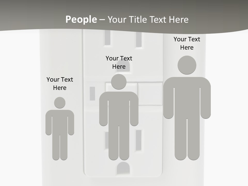 Gfi Outlet With Clipping Path Isolated On White Background PowerPoint Template