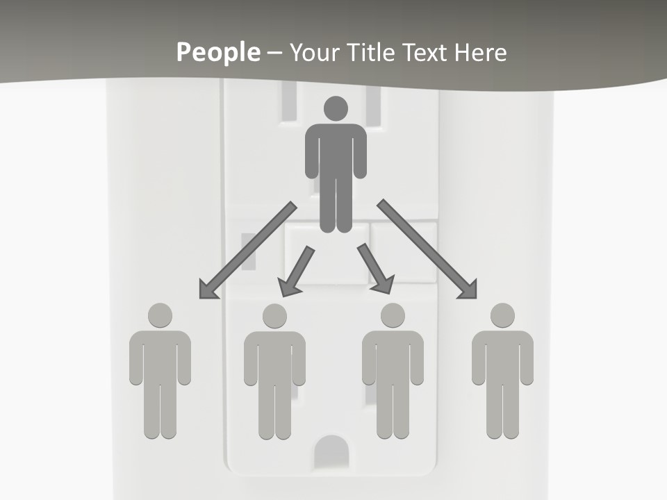 Gfi Outlet With Clipping Path Isolated On White Background PowerPoint Template