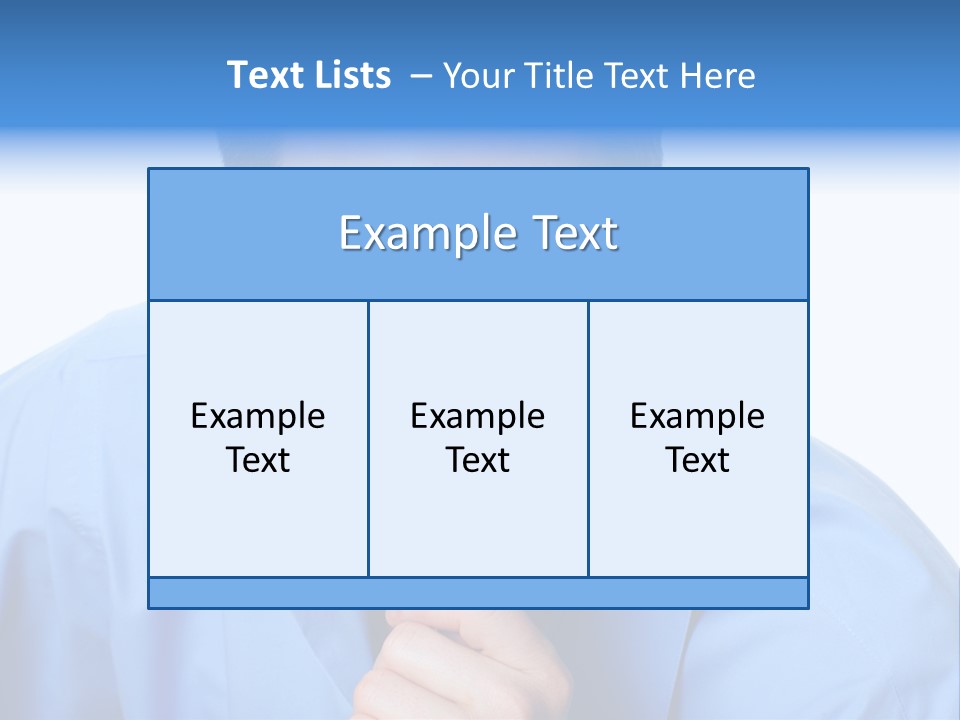 A Man Smiling With His Chin Resting On His Hand PowerPoint Template