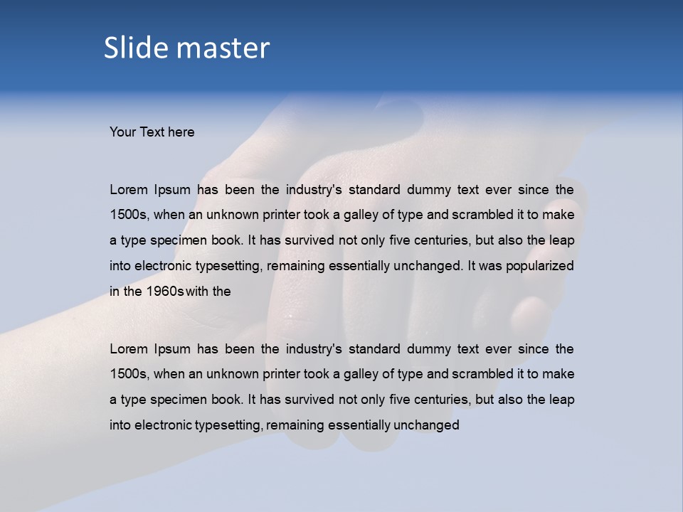 Luxury Kitchen With Granite Topped Island PowerPoint Template