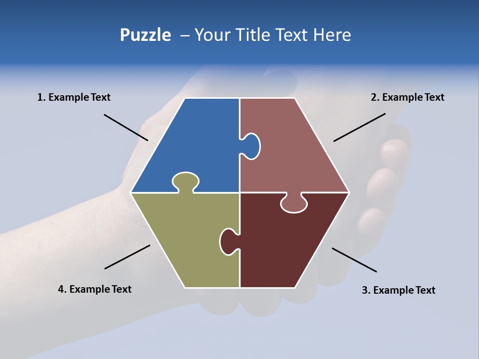 Luxury Kitchen With Granite Topped Island PowerPoint Template