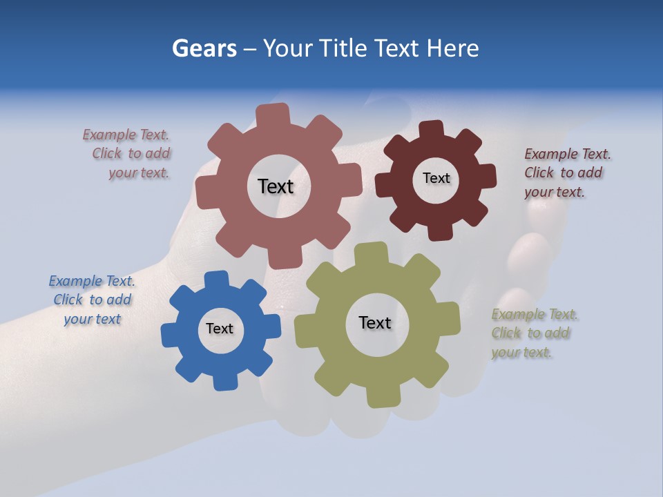 Luxury Kitchen With Granite Topped Island PowerPoint Template