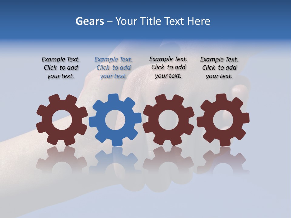 Luxury Kitchen With Granite Topped Island PowerPoint Template