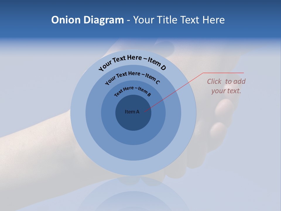 Luxury Kitchen With Granite Topped Island PowerPoint Template