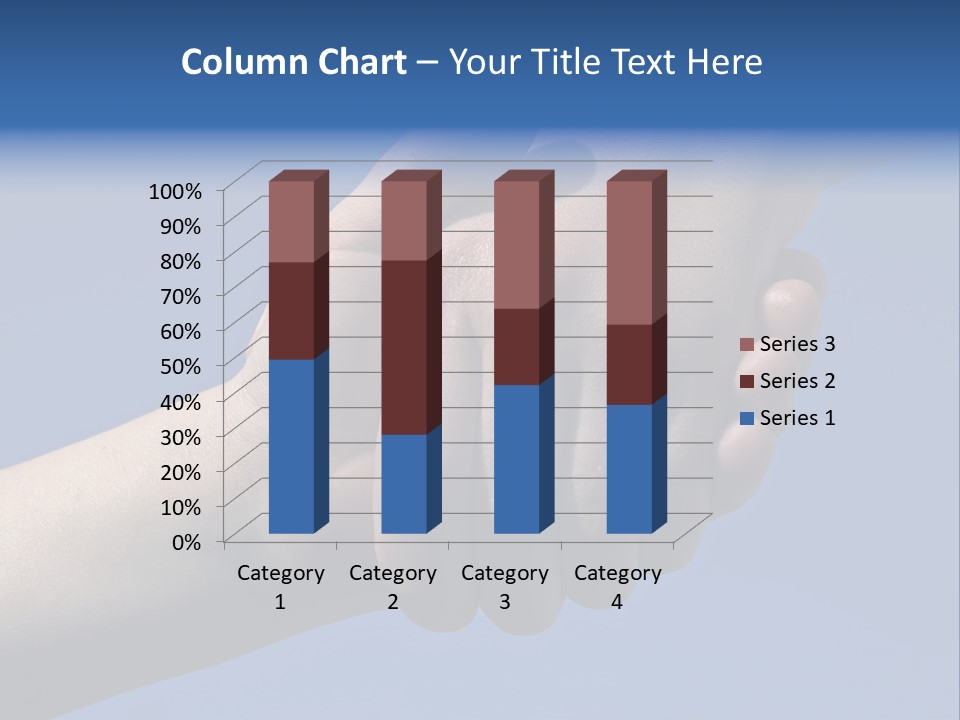 Luxury Kitchen With Granite Topped Island PowerPoint Template