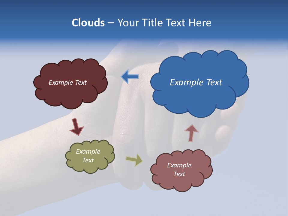 Luxury Kitchen With Granite Topped Island PowerPoint Template