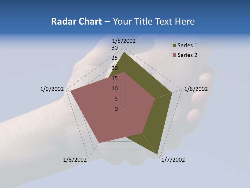 Luxury Kitchen With Granite Topped Island PowerPoint Template