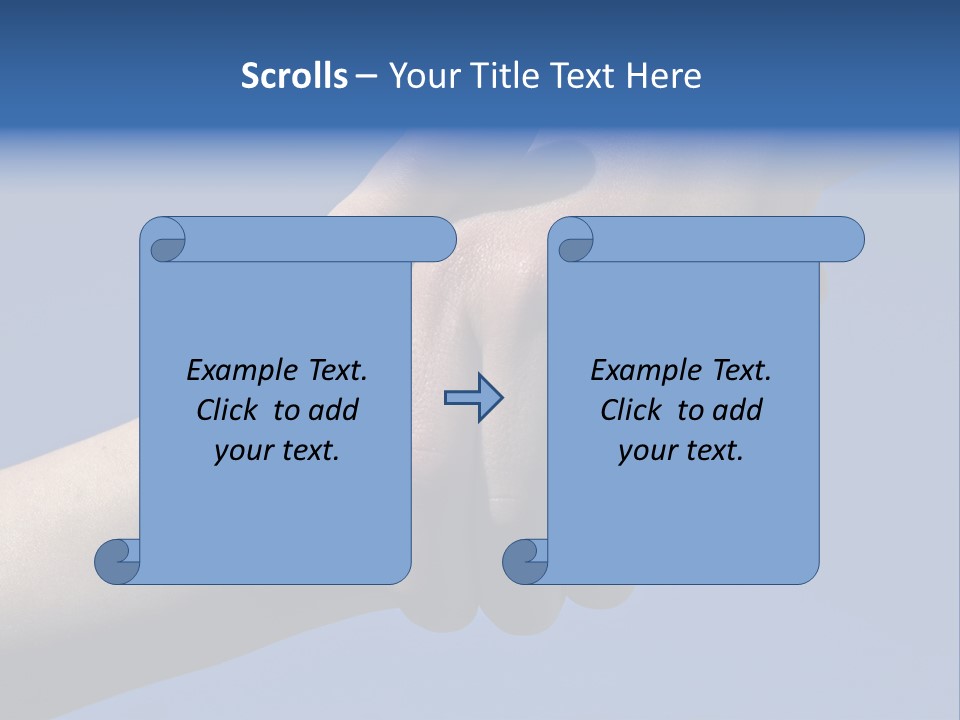 Luxury Kitchen With Granite Topped Island PowerPoint Template