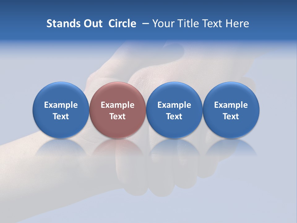 Luxury Kitchen With Granite Topped Island PowerPoint Template