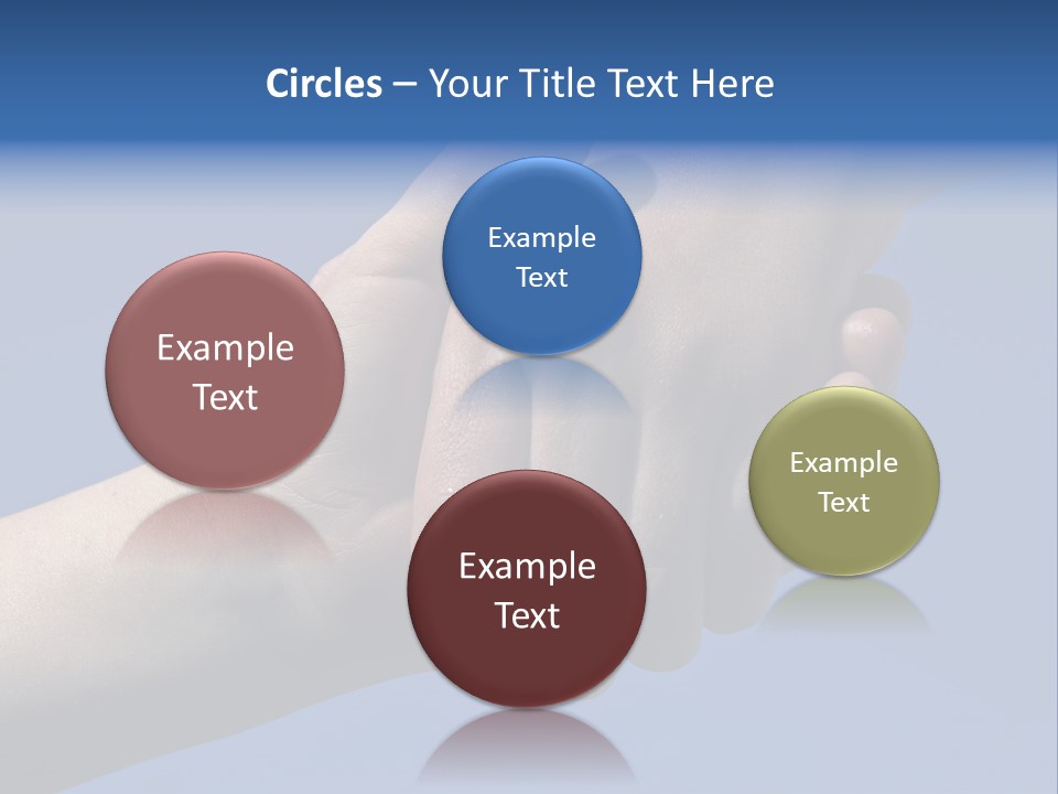 Luxury Kitchen With Granite Topped Island PowerPoint Template