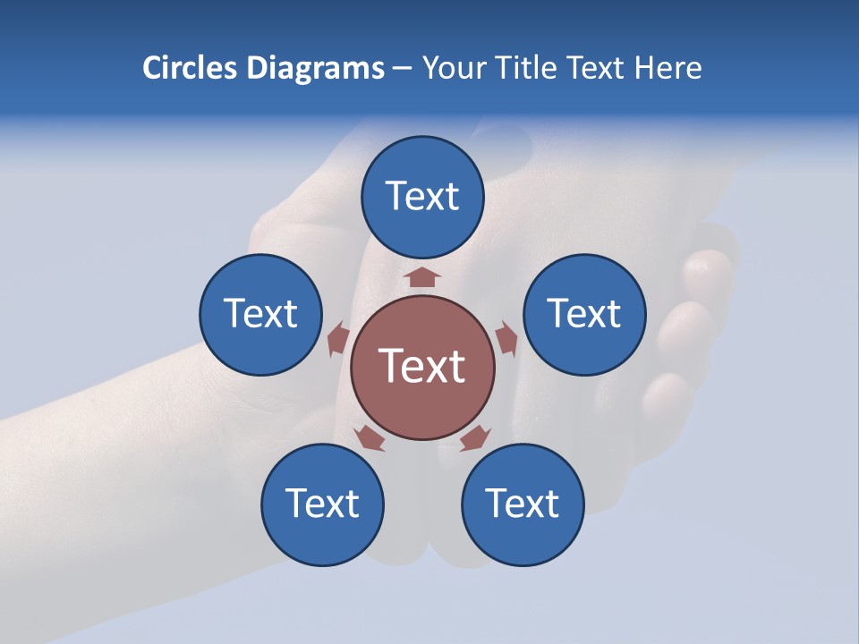 Luxury Kitchen With Granite Topped Island PowerPoint Template