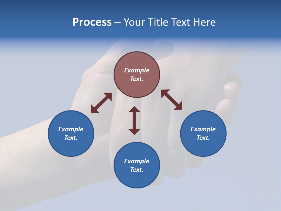 Luxury Kitchen With Granite Topped Island PowerPoint Template