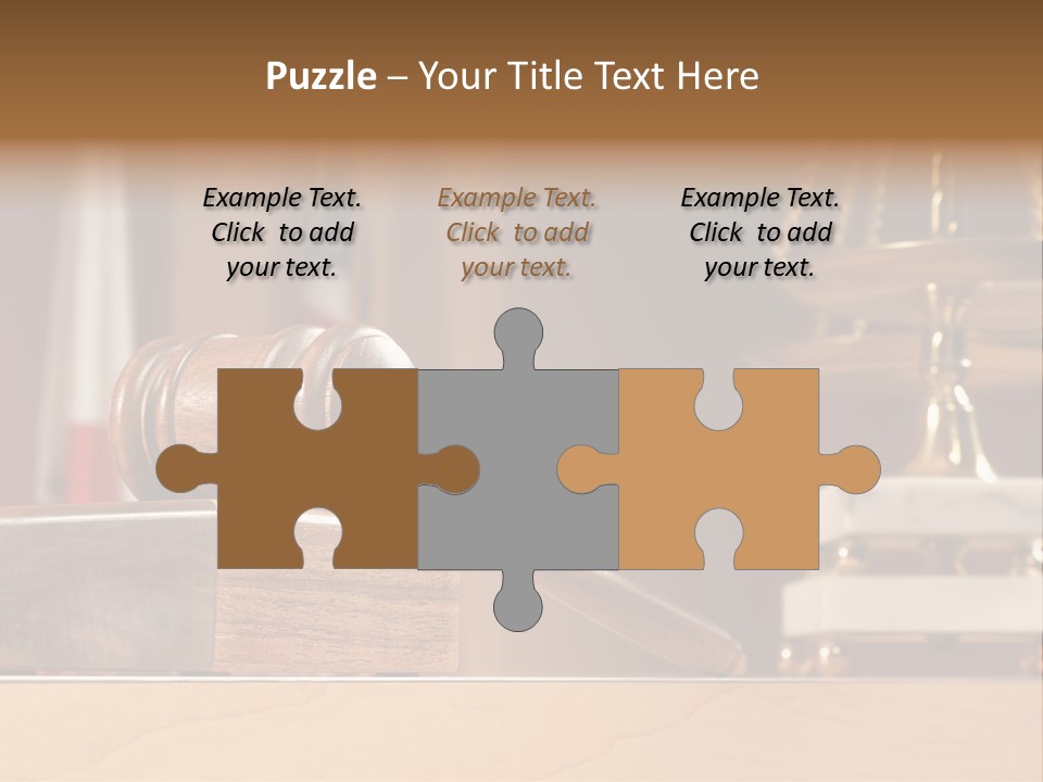 Legal Concept Still Life In A Courtroom With American And Californian Flags In The Background PowerPoint Template