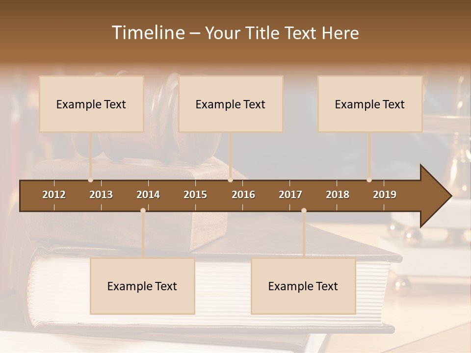 Books And Legal Research In The Courthouse PowerPoint Template