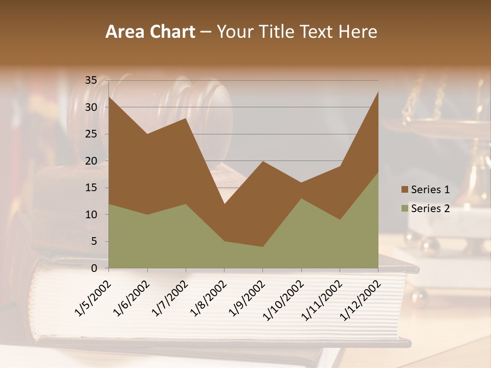 Books And Legal Research In The Courthouse PowerPoint Template