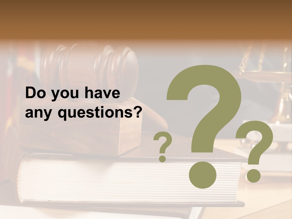 Books And Legal Research In The Courthouse PowerPoint Template