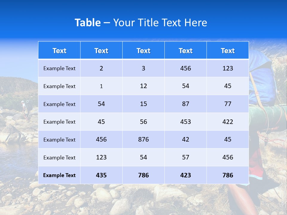 Group Of Hikers Crosses Small River In Mountains. Shot In The Langeberge Highlands Near Grootrivier And Gouritsrivier Rivers Crossing, Garden Route, Western Cape, South Africa. PowerPoint Template