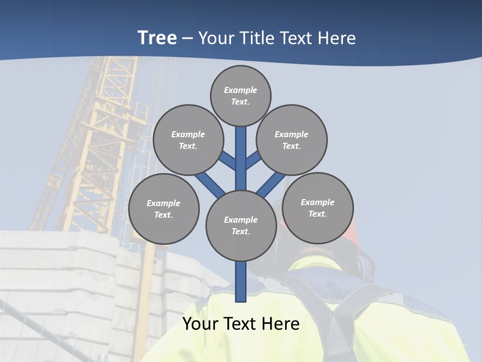 Summer Street Cafe With Grape Leaves Frame PowerPoint Template