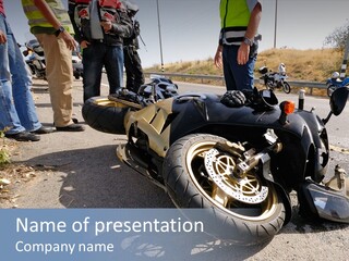 Motorcycle Accident PowerPoint Template