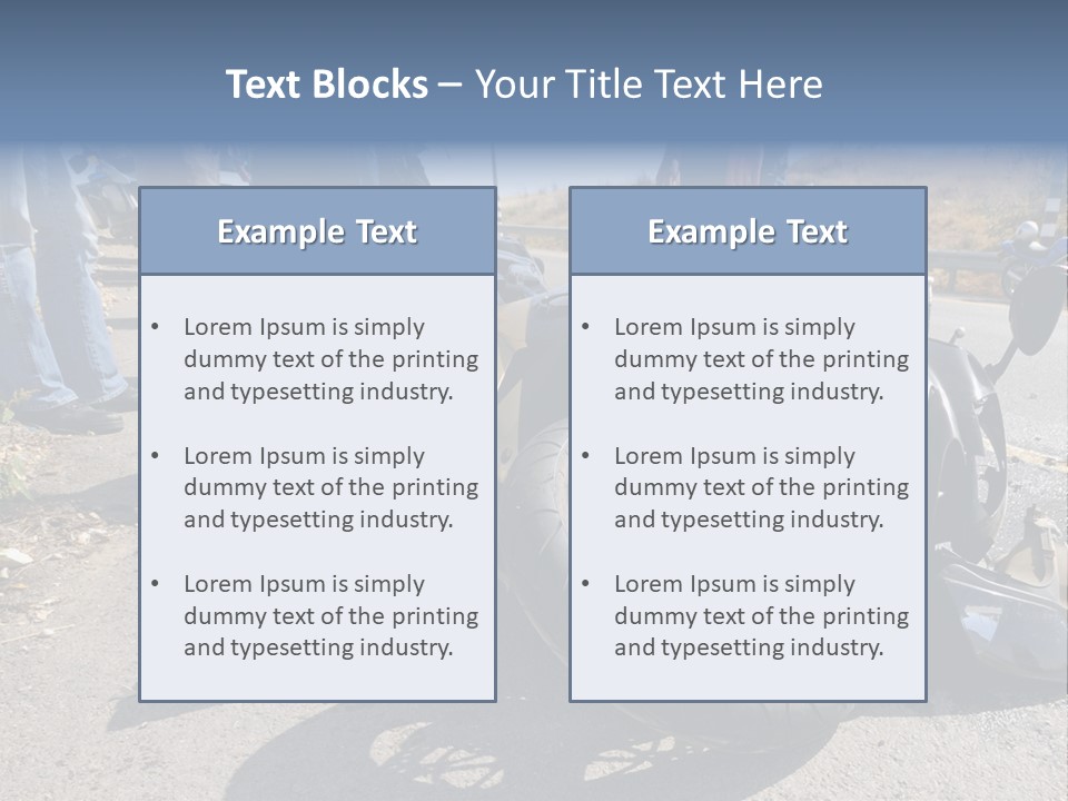 Motorcycle Accident PowerPoint Template