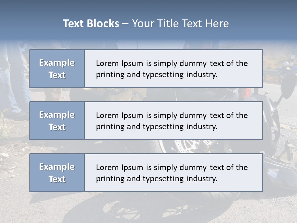 Motorcycle Accident PowerPoint Template