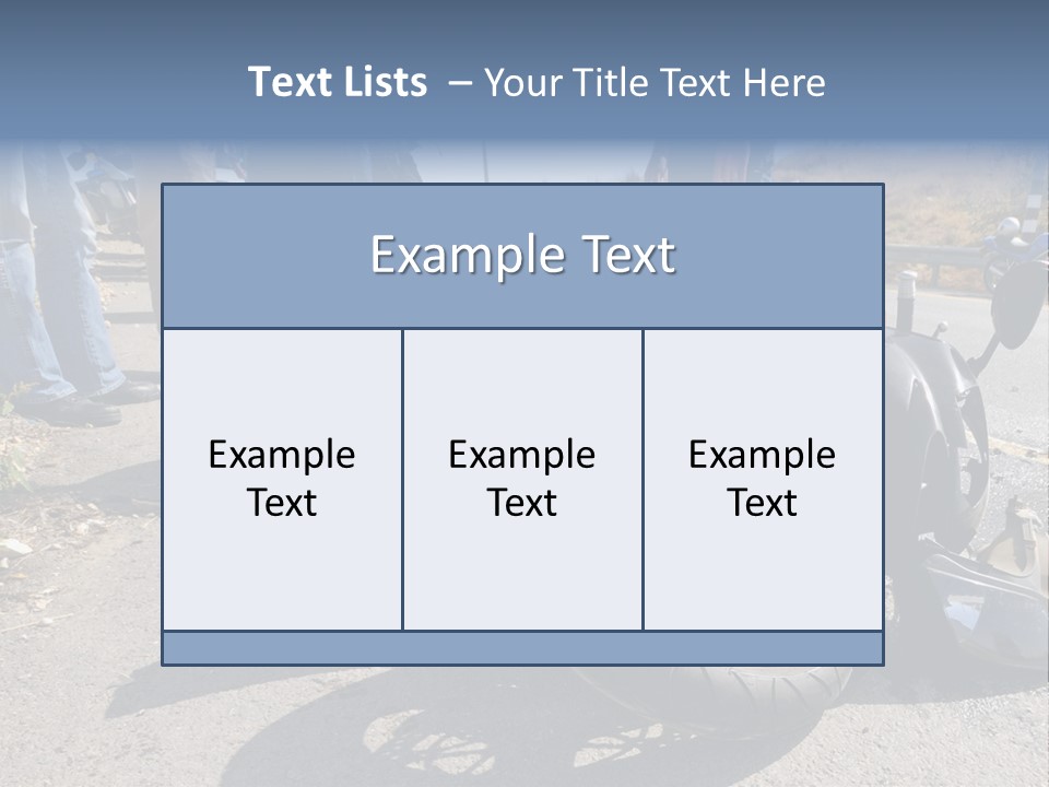 Motorcycle Accident PowerPoint Template