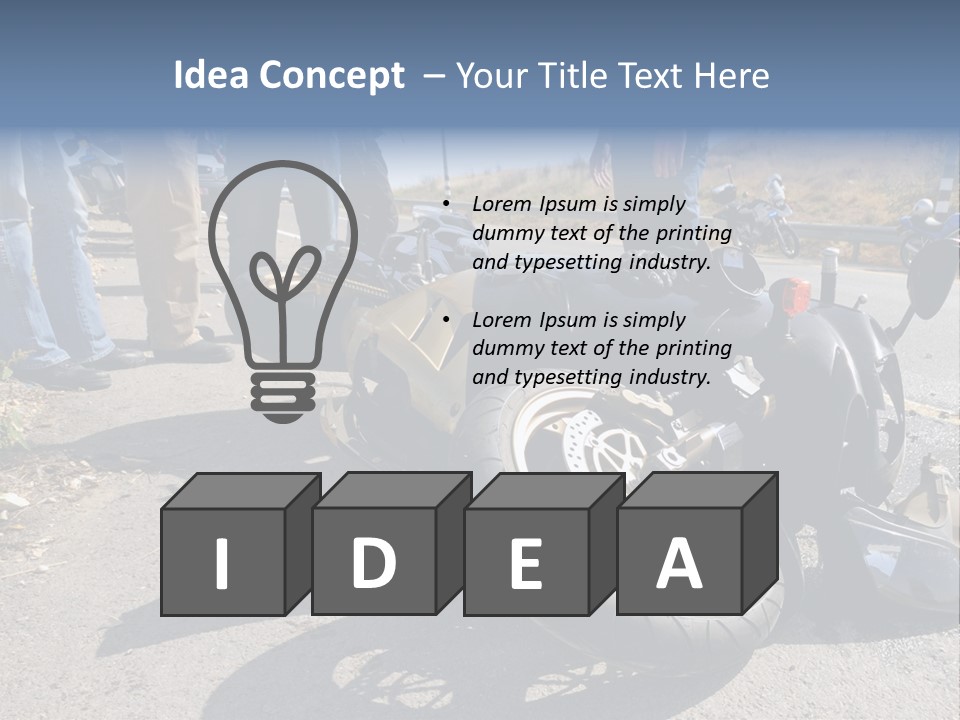 Motorcycle Accident PowerPoint Template