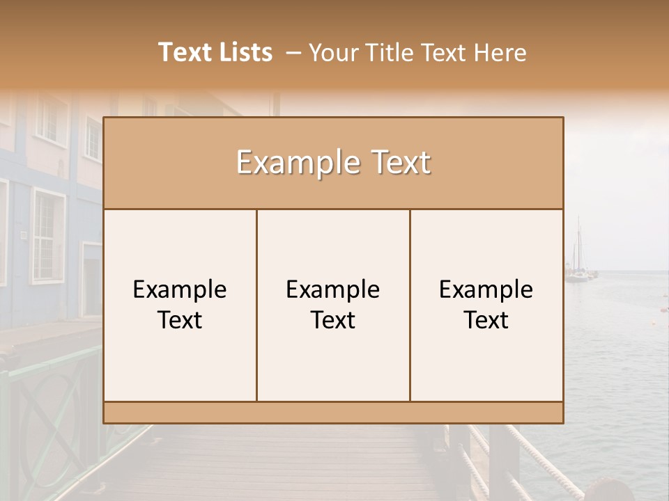 Promenade In Bridgetown, Barbados PowerPoint Template