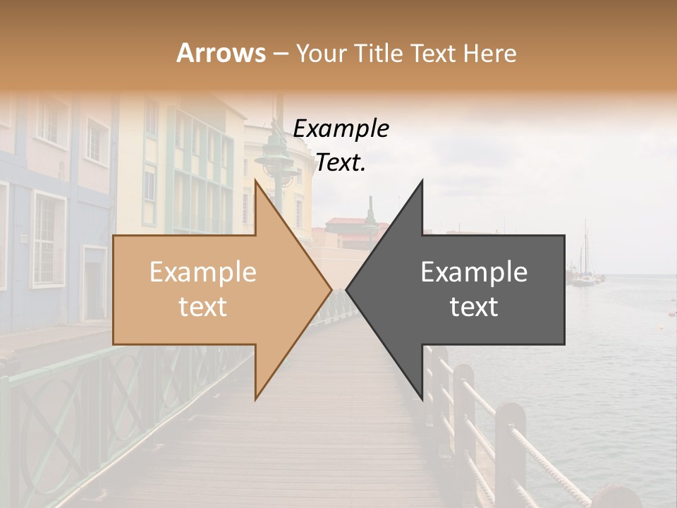 Promenade In Bridgetown, Barbados PowerPoint Template