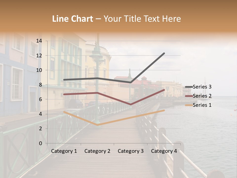 Promenade In Bridgetown, Barbados PowerPoint Template