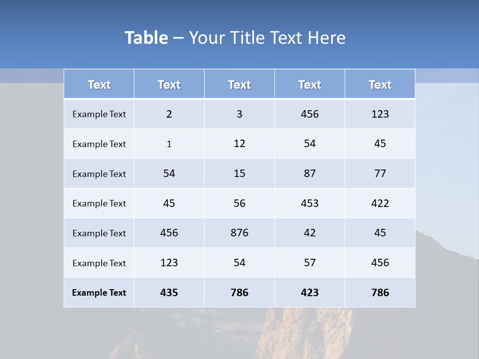 Climber Rappelling PowerPoint Template